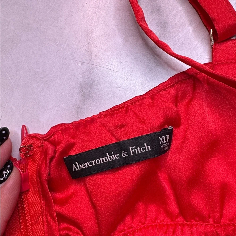 Abercrombie & Fitch Giselle Pleated Maxi Dress